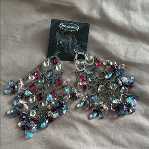 Mandee Multicolor Chandelier Earrings